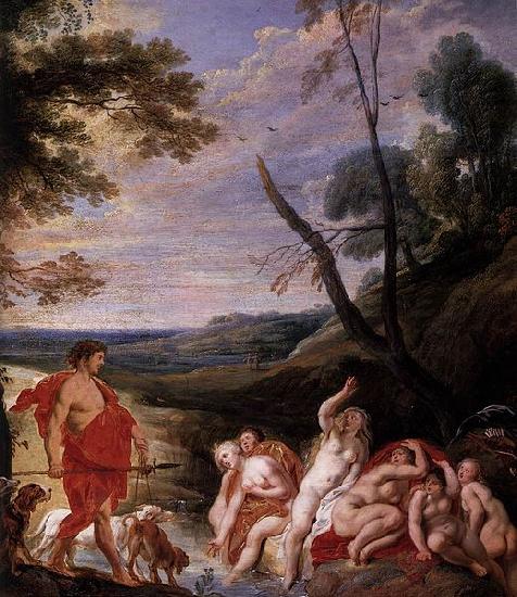Jacob Jordaens Diana and Actaeon oil painting picture